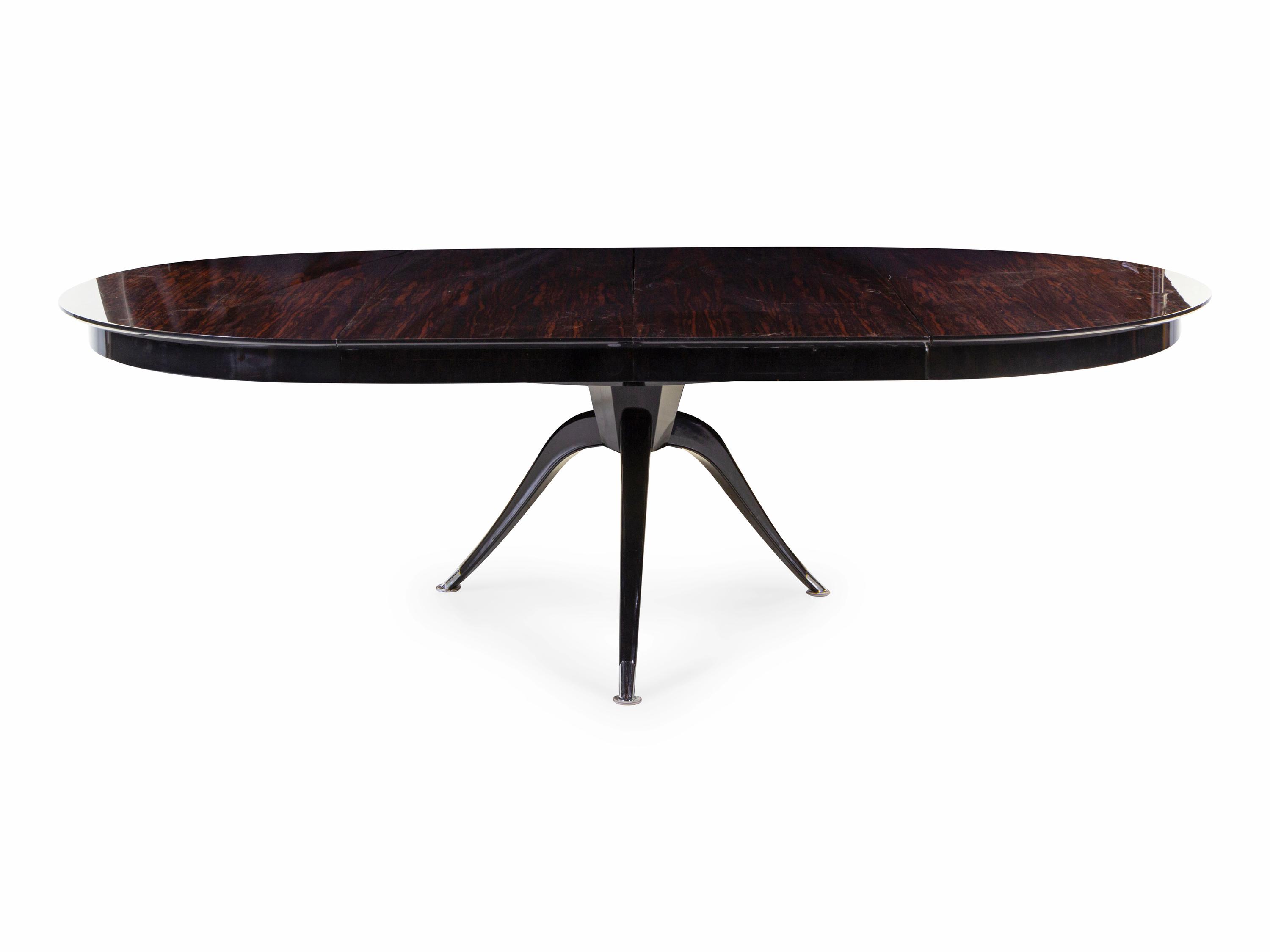Art Deco Dining Table and Four Chairs