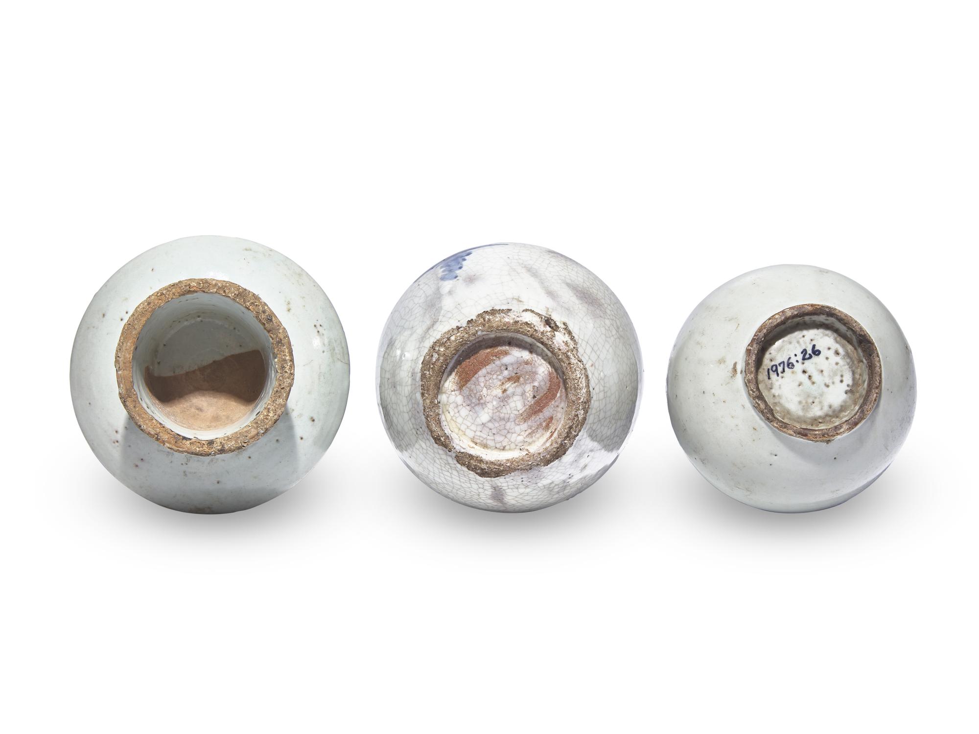 Three Korean Porcelain Vessels