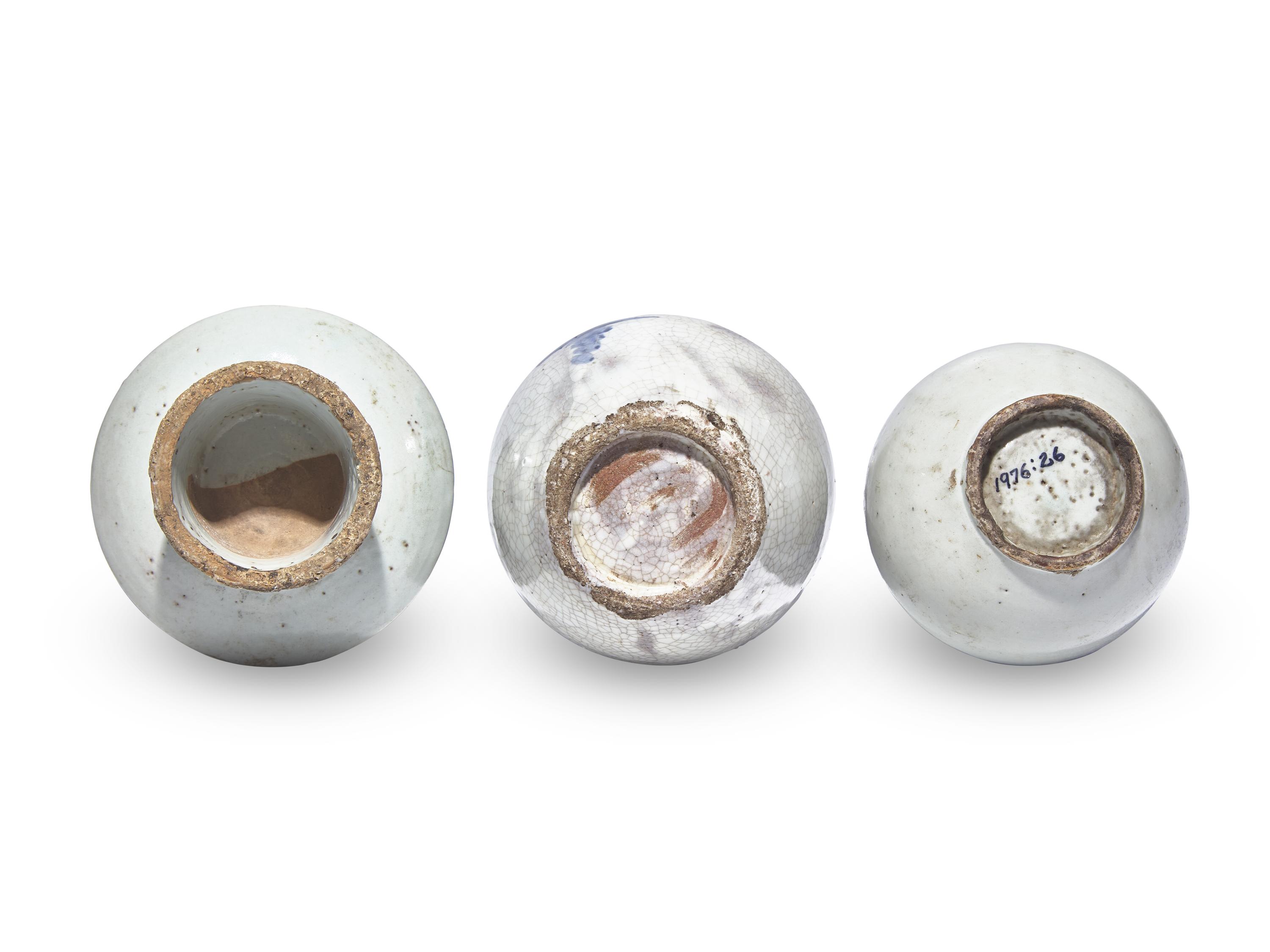 Three Korean Porcelain Vessels