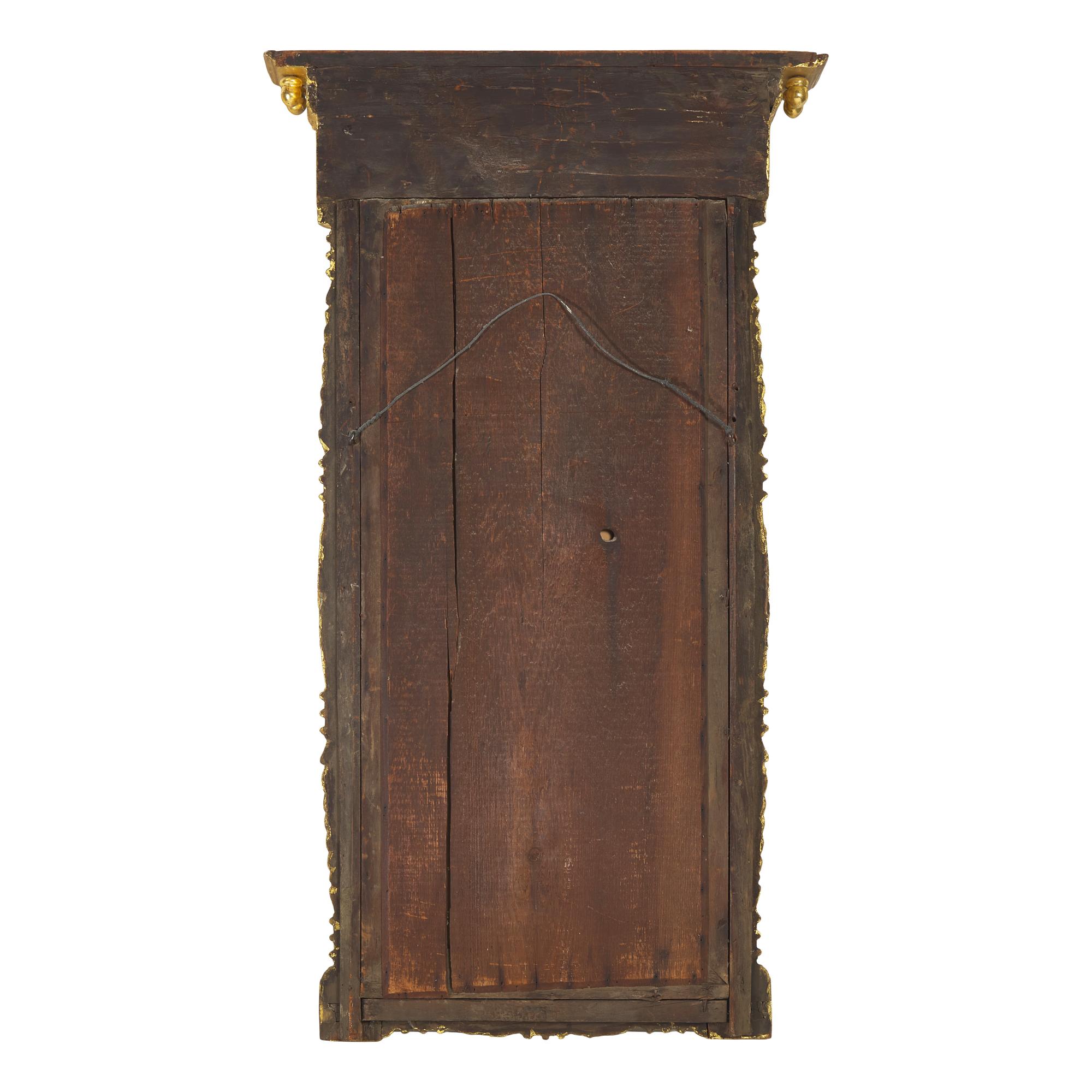 A Federal Giltwood and Gesso Pier Glass