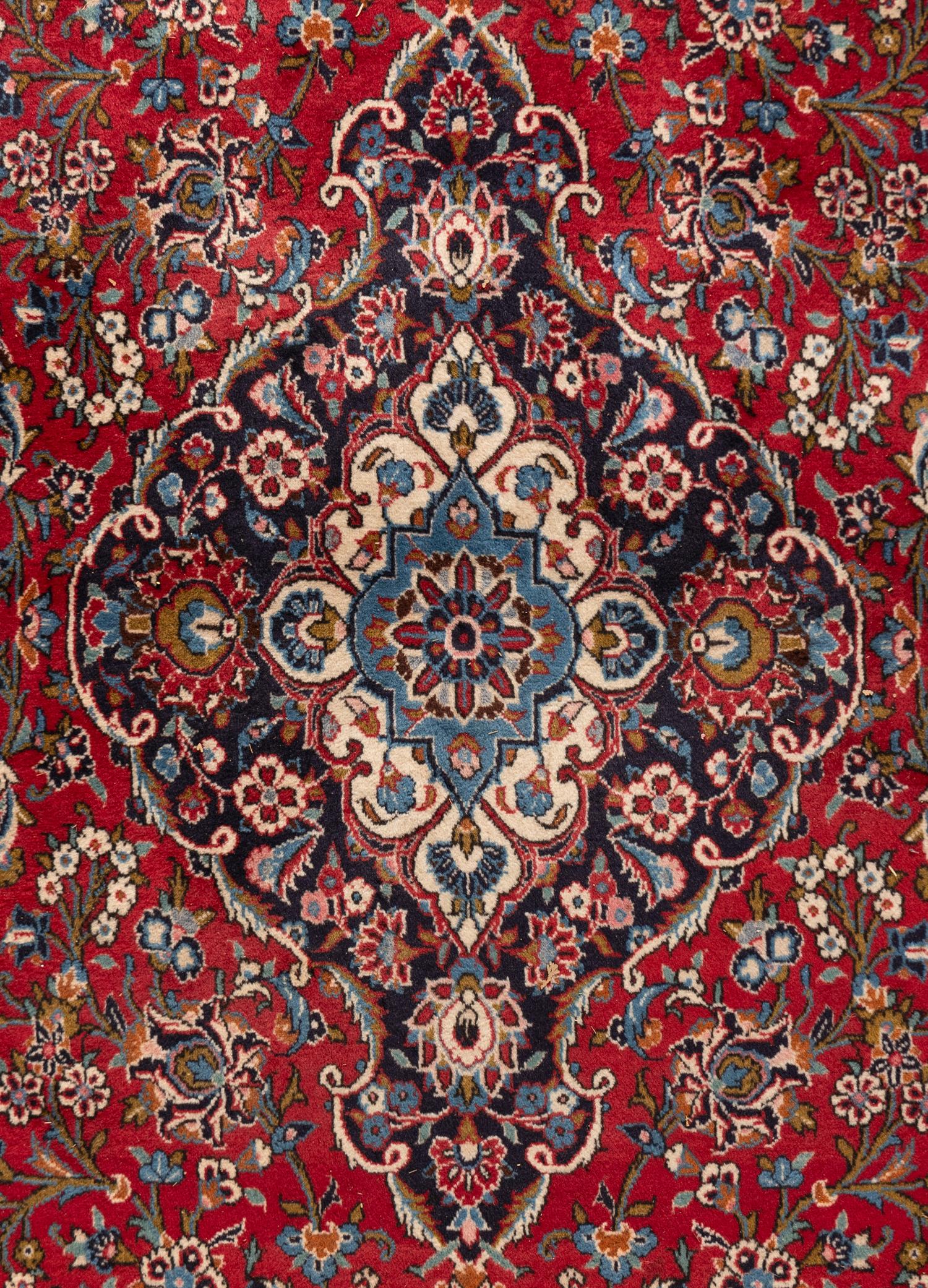 A Kashan Wool Rug