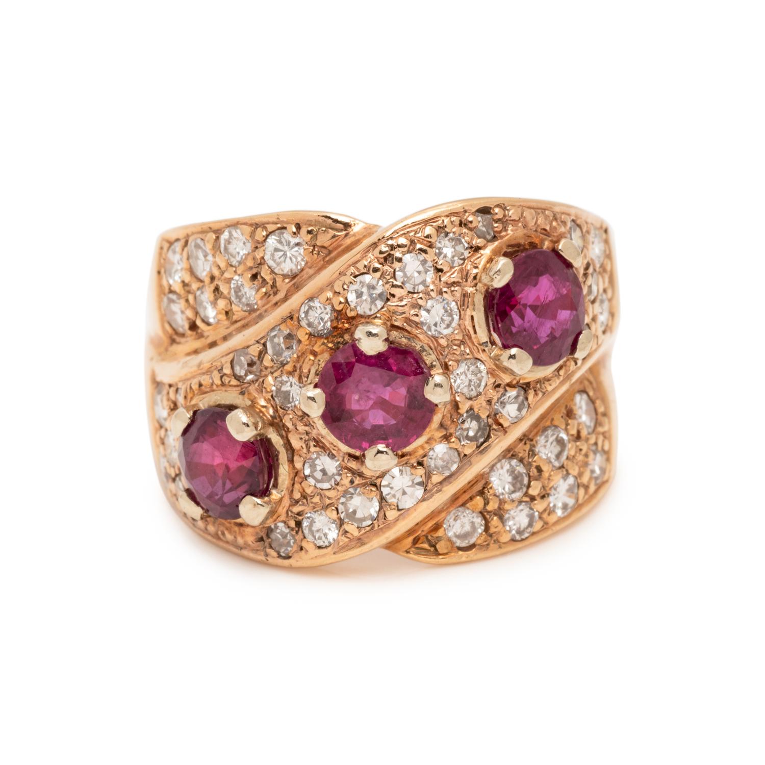 RUBY AND DIAMOND RING
