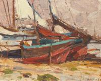 Harry Aiken Vincent (American, 1864-1931) - In Dry Dock