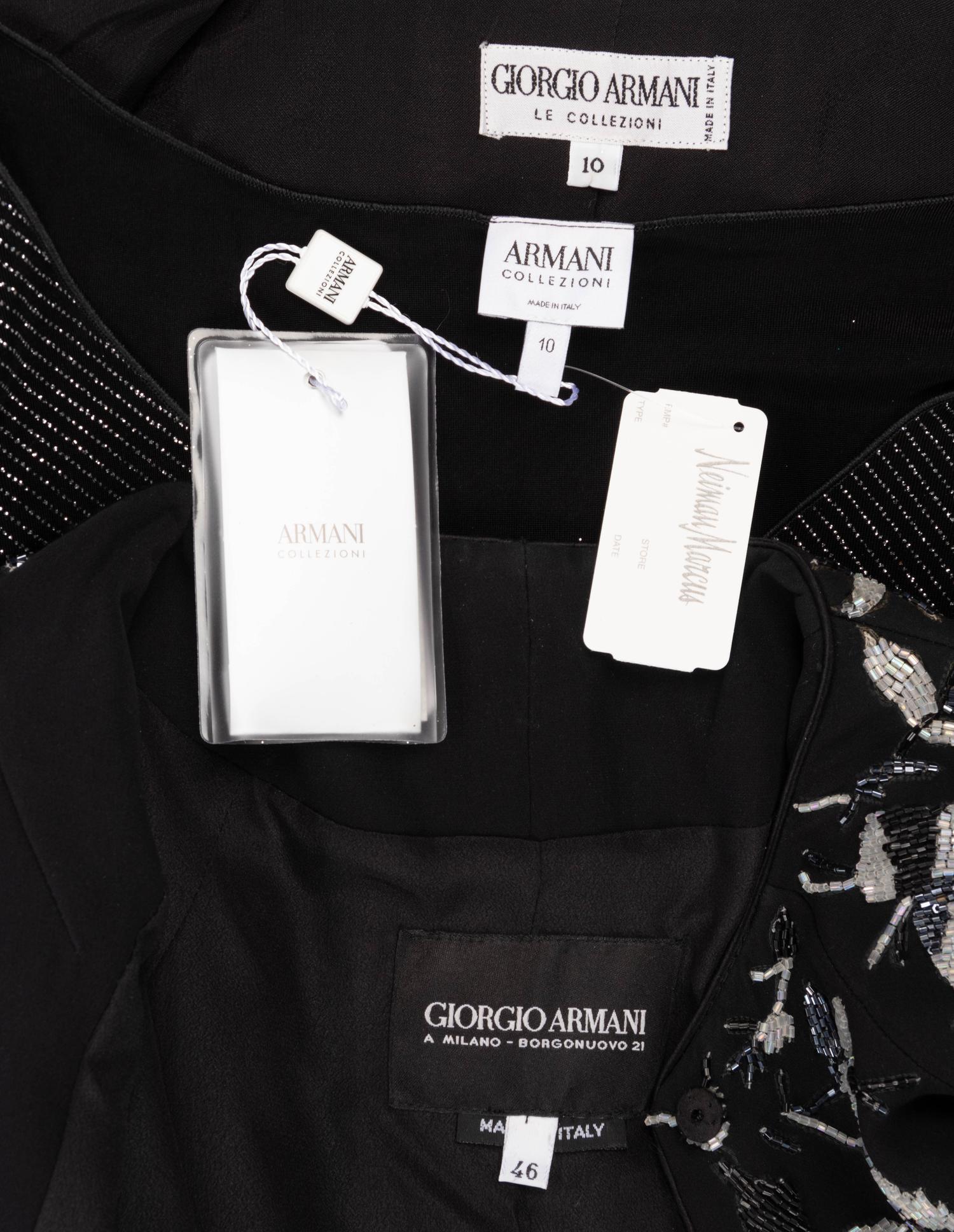Three Armani Tops: Two Jackets and One Knit Top
