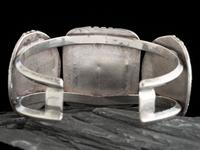 Navajo Silver and Turquoise Cuff Bracelet