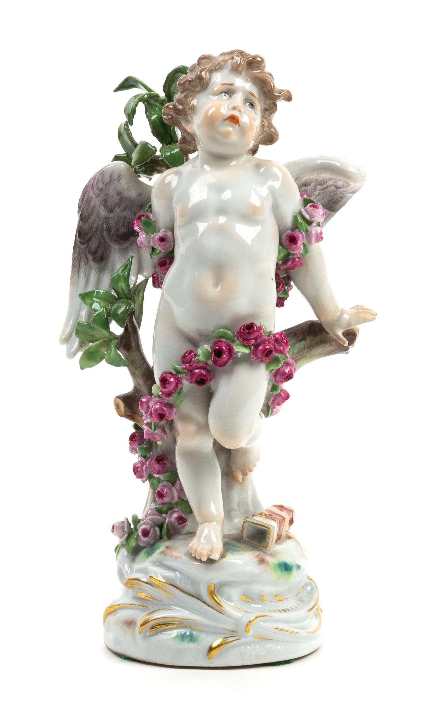 A Meissen Porcelain Figure Height 7 3/8 inches. — MODELED BY PAUL HELMIG (1859-1939)