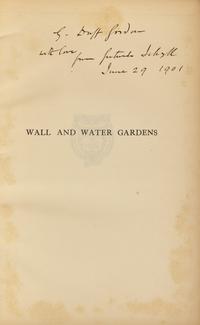 [Gardening] Jekyll, Gertrude. Group of 10 Works, One Signed