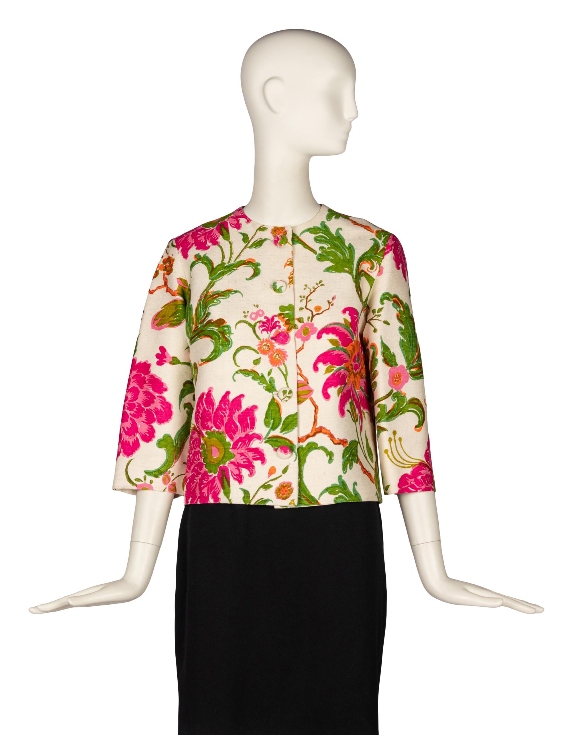 Balmain Floral Jacket, 1960s