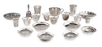 20 Chinese Export Silver Wares