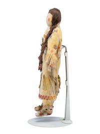 Northern Plains Beaded Hide Doll