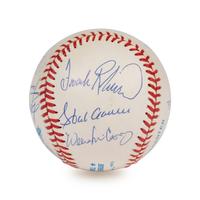 A 500 Home Run Club Signed Autograph Baseball - 10 Signatures (Beckett Authentication Services Letter),