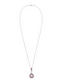 DIAMOND AND RUBY PENDANT/NECKLACE