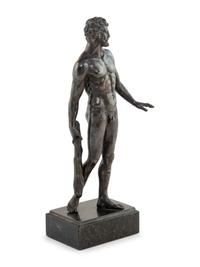 A Continental Silver Figure of Hercules