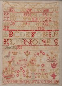 A Needlework Alphabet Sampler