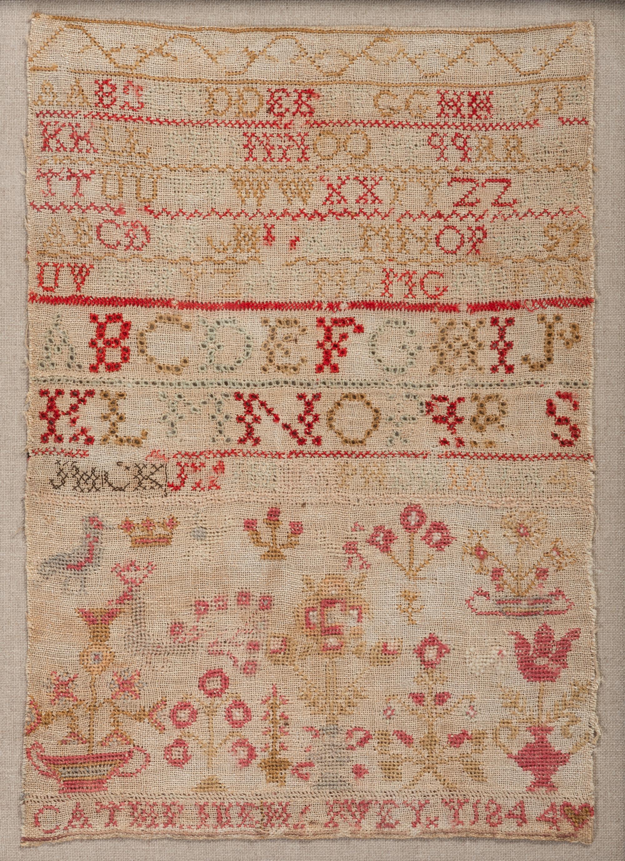 A Needlework Alphabet Sampler