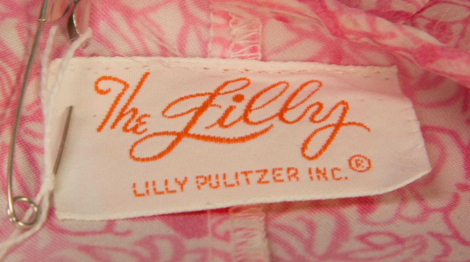 A Lilly Pulitzer Pink Floral Caftan,