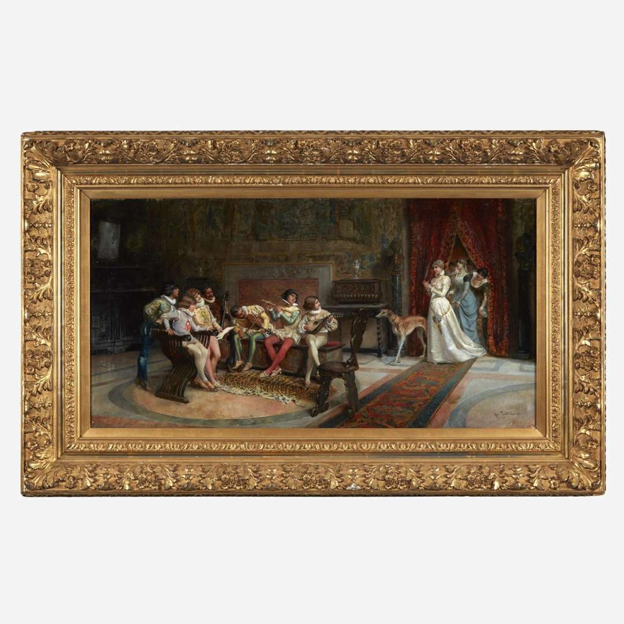 Mario Spinetti (Italian, 1842-1909) The Private Chamber Music Concert
