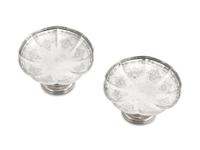 A Pair of American Silver Compotes