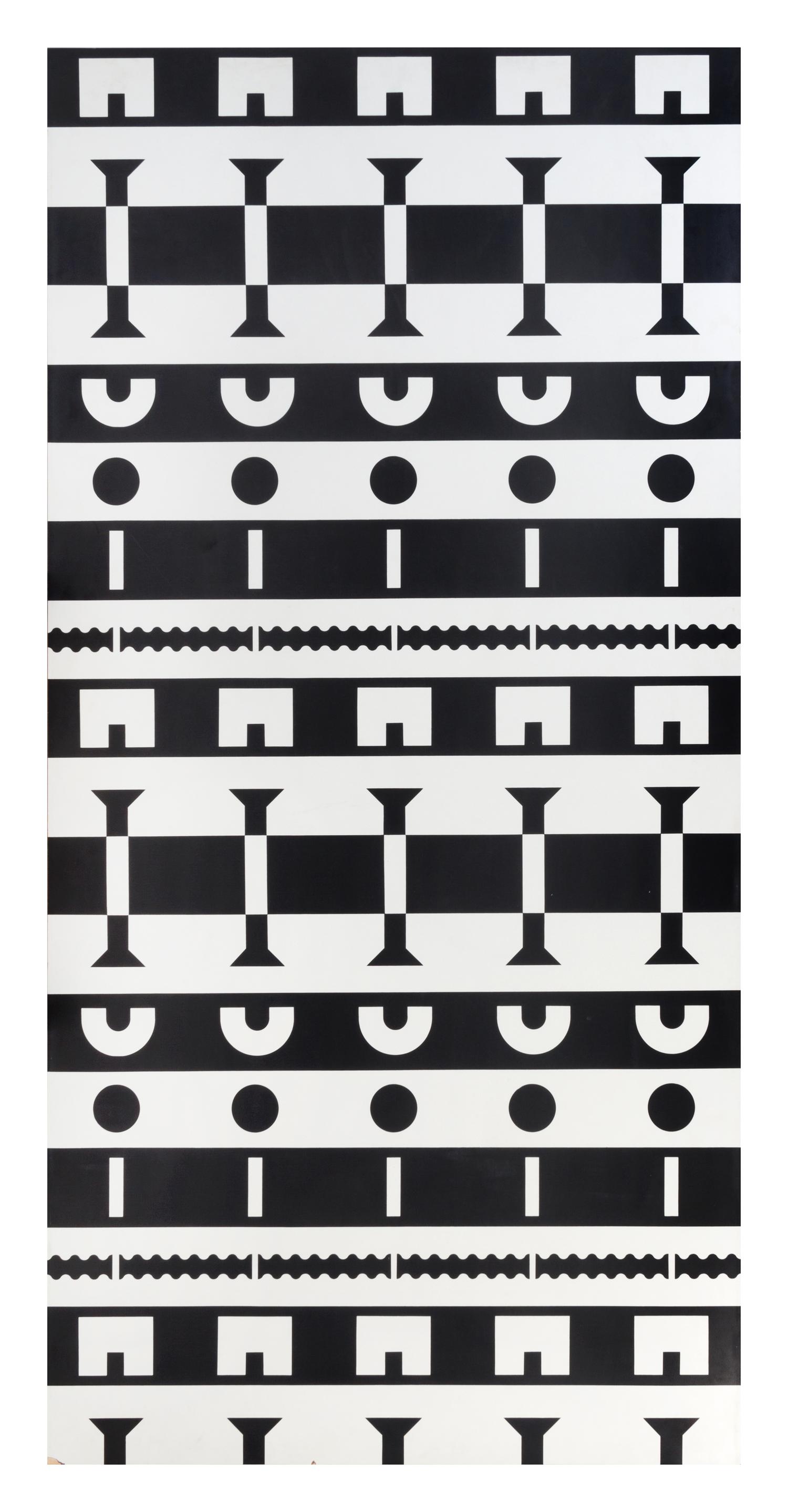 Alessandro Mendini (Italian, b.1986), STUDIO ALCHIMIA, c.1988, a pair of panels from the Ollo Collection