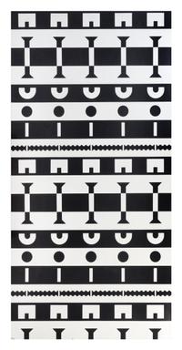 Alessandro Mendini (Italian, b.1986), STUDIO ALCHIMIA, c.1988, a pair of panels from the Ollo Collection