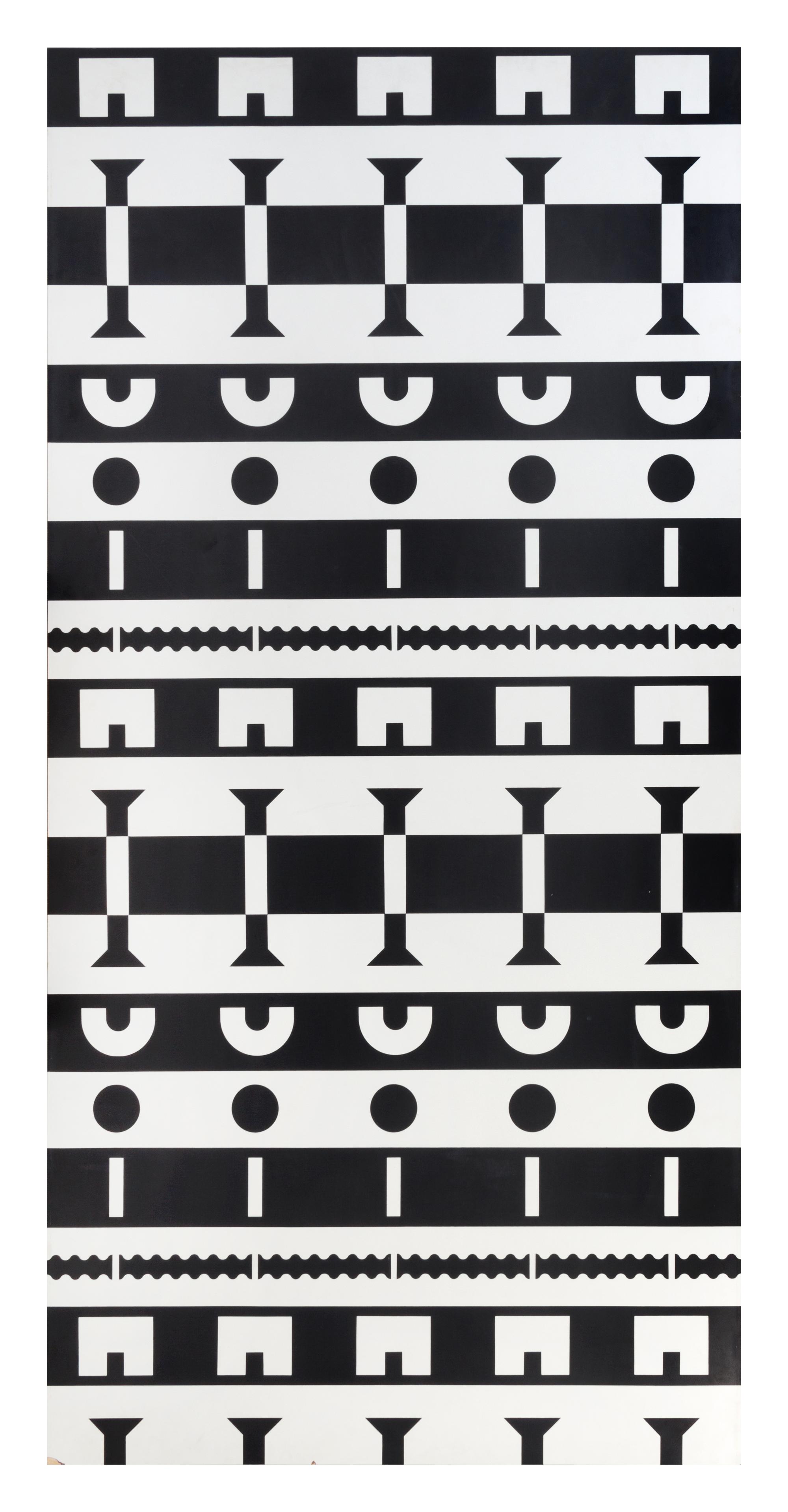 Alessandro Mendini (Italian, b.1986), STUDIO ALCHIMIA, c.1988, a pair of panels from the Ollo Collection