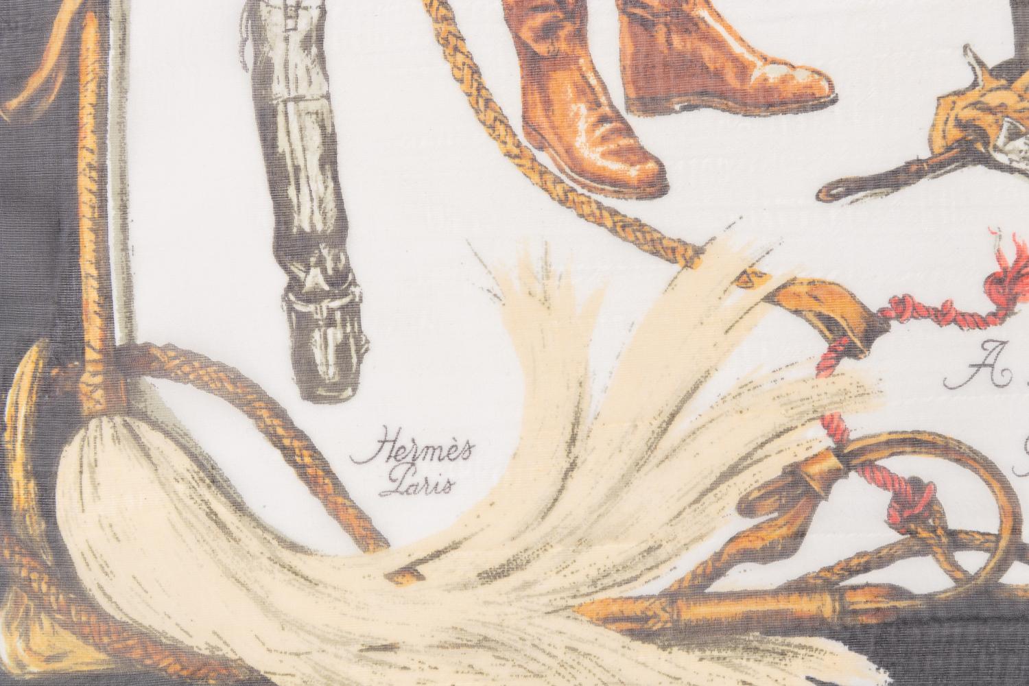 Six Hermès 16in Silk Handkerchiefs