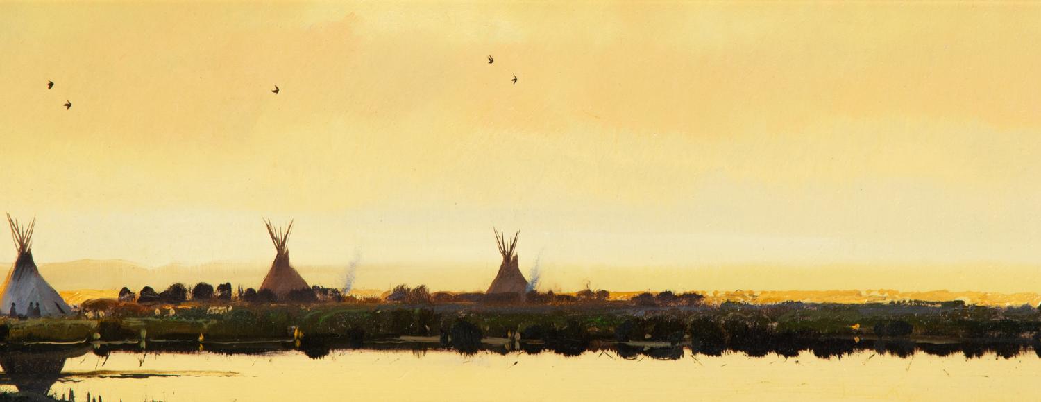 Two Works: Sheep Creek and Buffalo Hunters