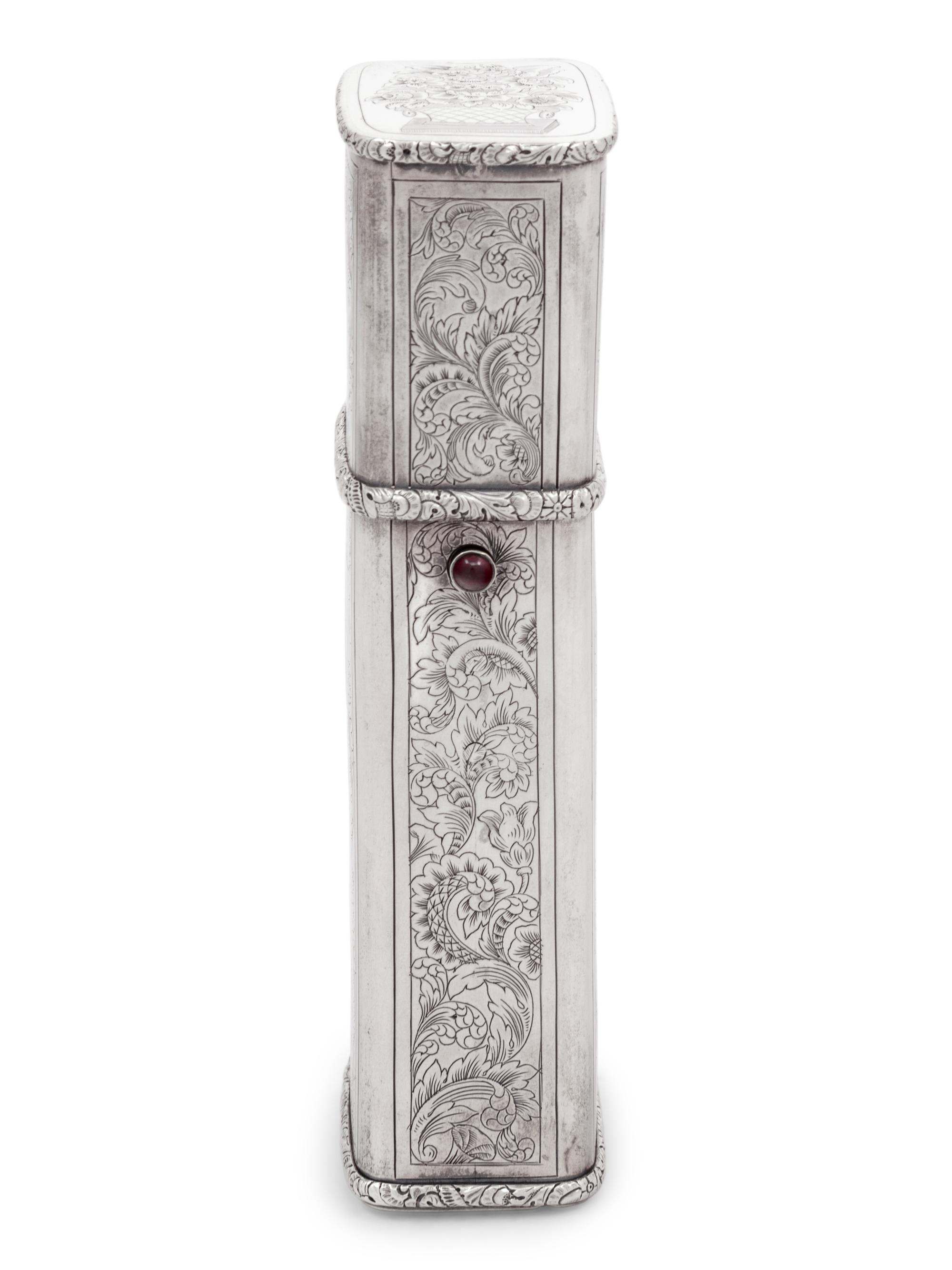 A Belgian Silver Nécessaire