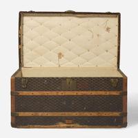 An E. Goyard Ainé Steam Trunk E. Goyard Ainé c. 1920's
