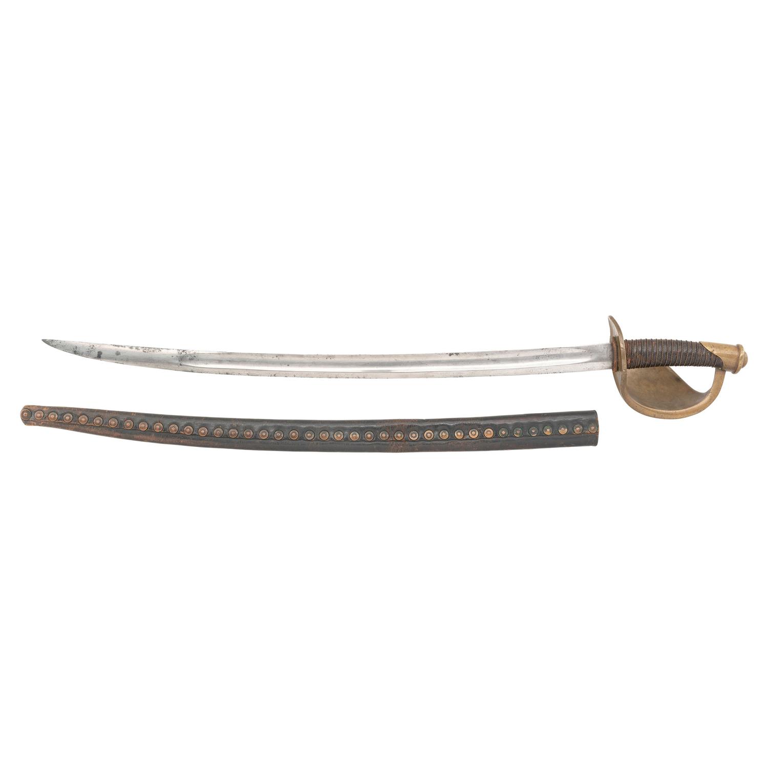 US Model 1860 Naval Cutlass by Ames with Scabbard