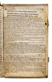 ORIGEN OF ALEXANDRIA (c. 185 – 253) Homilia in Genesim , Homiliae in Exodum , in Latin, translation by Rufinus, decorated manuscript on parchment [Austria, Lambach Abbey? c. 1150–1175]