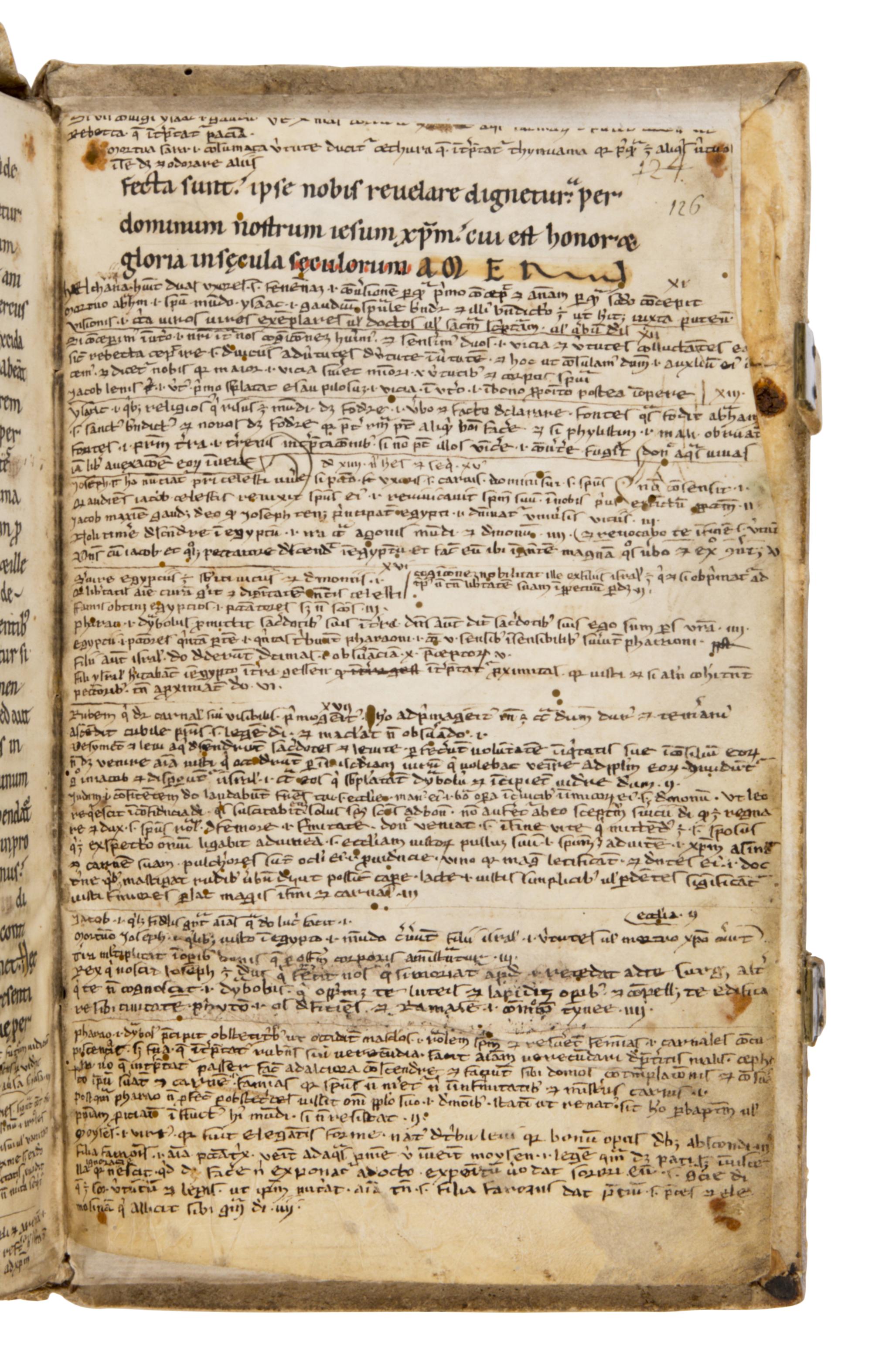 ORIGEN OF ALEXANDRIA (c. 185 – 253) Homilia in Genesim , Homiliae in Exodum , in Latin, translation by Rufinus, decorated manuscript on parchment [Austria, Lambach Abbey? c. 1150–1175]
