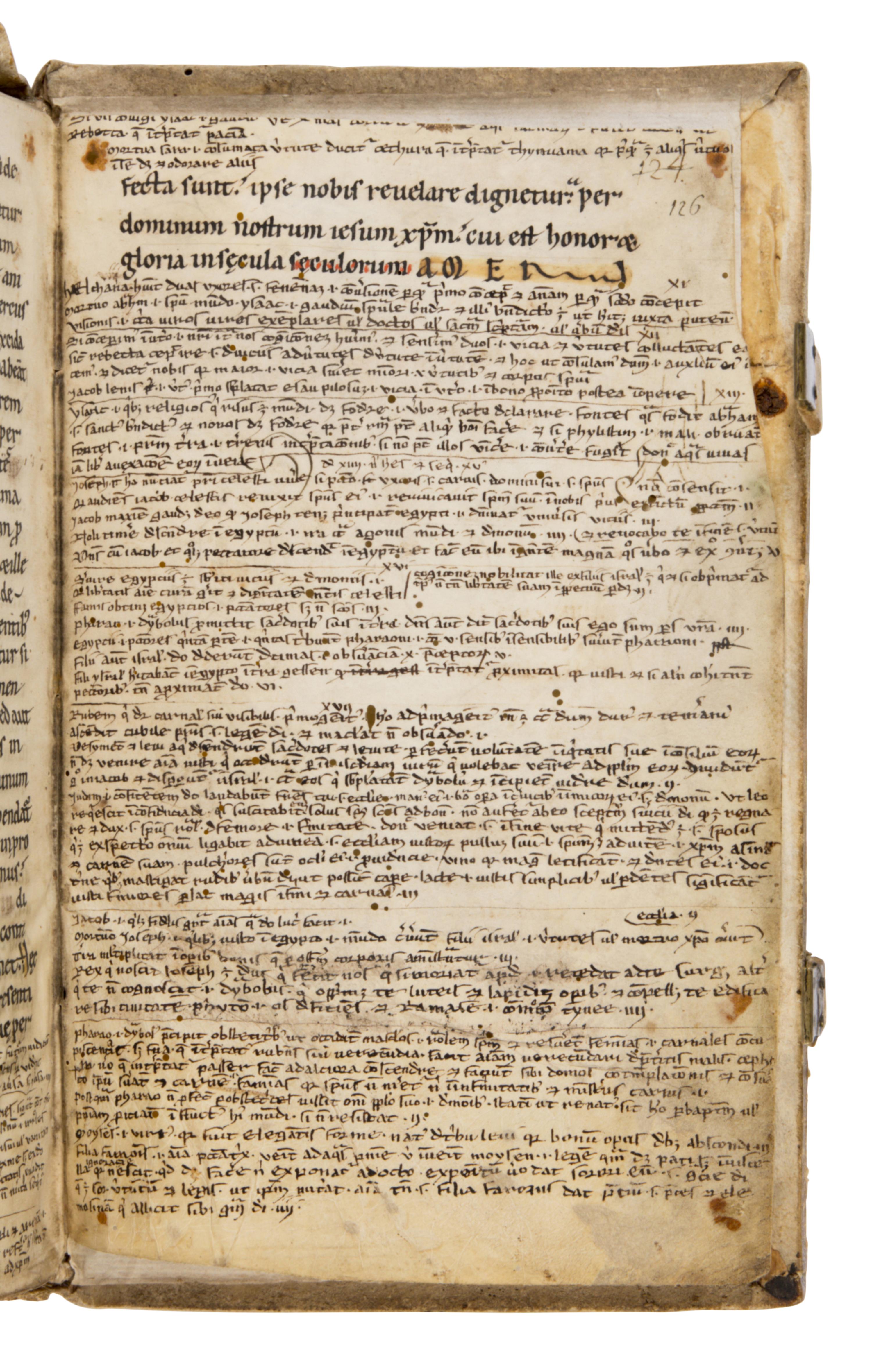 ORIGEN OF ALEXANDRIA (c. 185 – 253) Homilia in Genesim , Homiliae in Exodum , in Latin, translation by Rufinus, decorated manuscript on parchment [Austria, Lambach Abbey? c. 1150–1175]