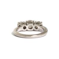 TIFFANY & CO., THREE STONE DIAMOND RING
