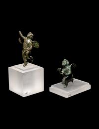 Two Roman Bronze Erotes