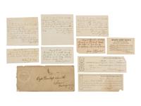 [CIVIL WAR] -- [MORGAN'S RAID]. Papers of Captain Elias D. Smith, Ohio Militia and 179th OVI, incl. muster roll of men called for the defense of eastern Ohio against John Hunt Morgan's raiders.