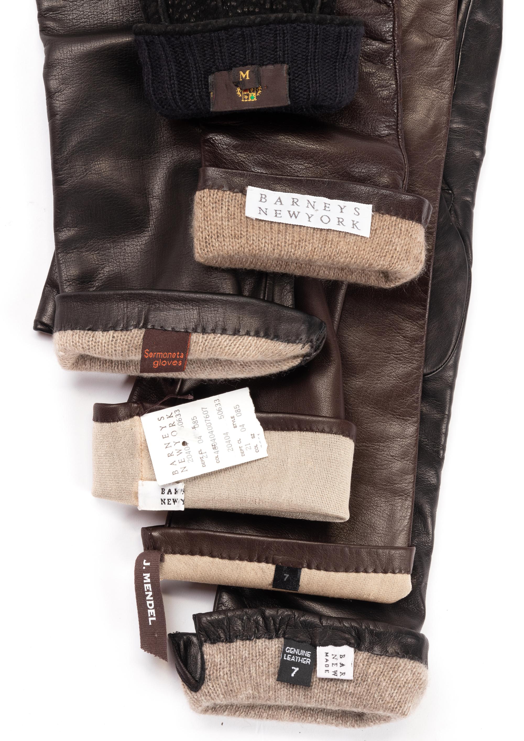 Eleven Pairs of Leather Gloves