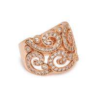 EFFY, ROSE GOLD AND DIAMOND RING