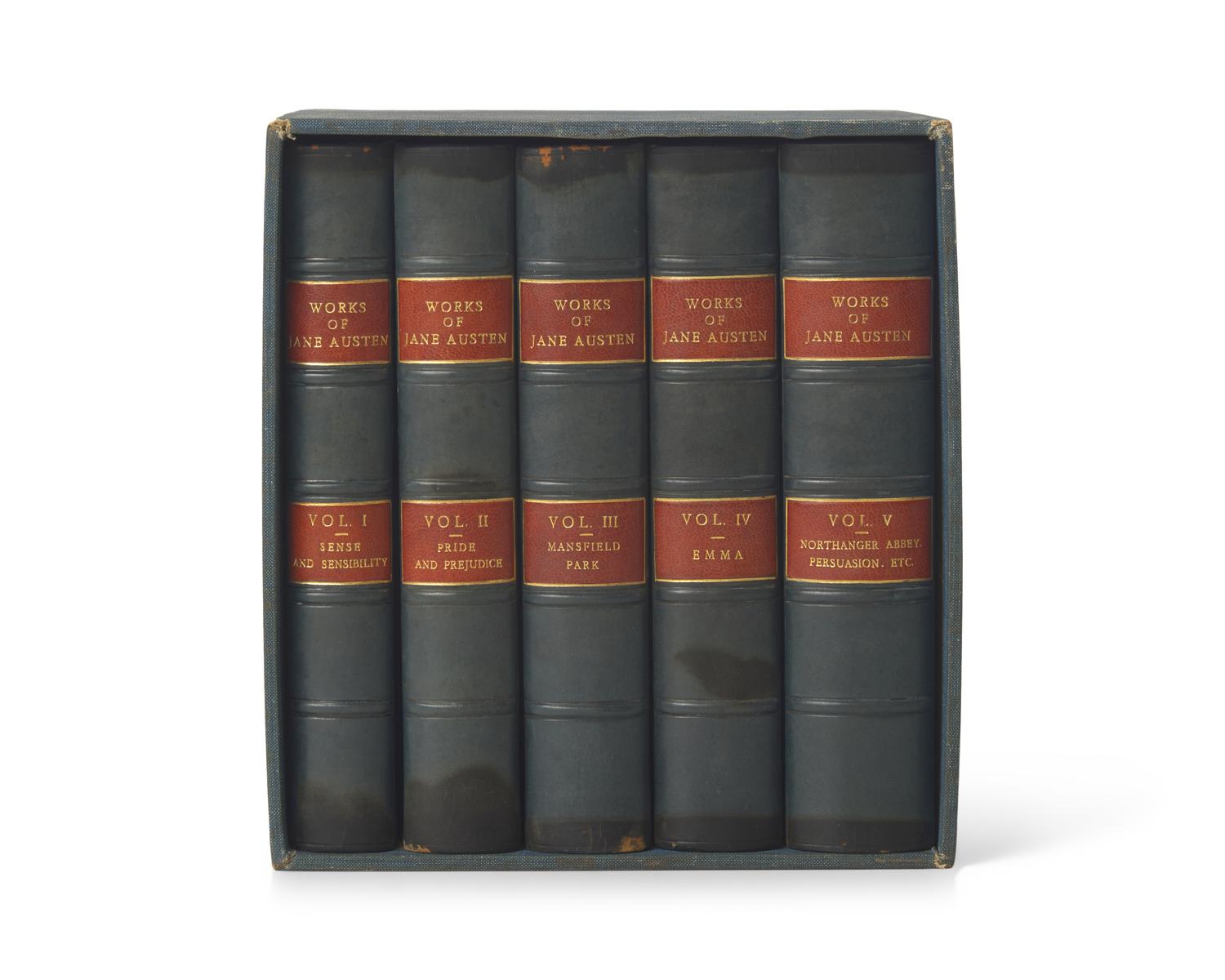 AUSTEN, Jane (1775-1817). The Works of Jane Austen. London: Eveleigh Nash & Grayson Limited, 1927.