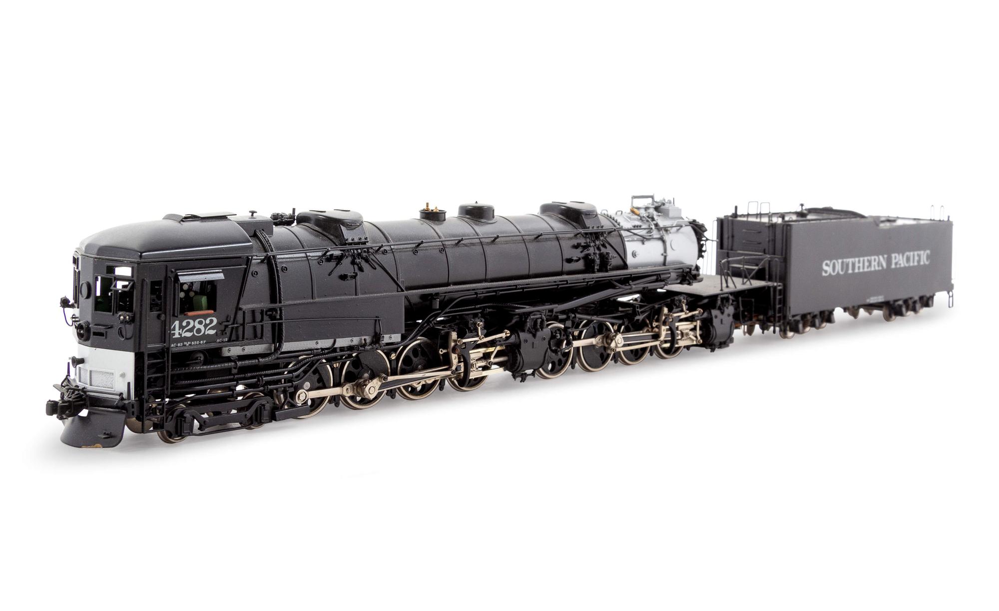 A Tenshodo Polychrome HO-Gauge Southern Pacific 2-8-8-4 Locomotive and Tender