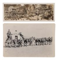 [PRESIDENTS]. A group of photographs and real photo postcards featuring Presidents Theodore Roosevelt, William McKinley, and Calvin Coolidge, comprising: