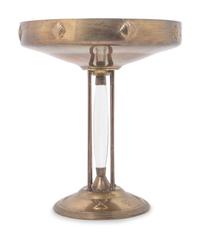 A Gilt Metal and Glass Footed Bowl