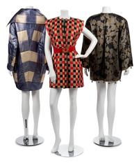 Three Geoffrey Beene Coats, Fall 1985