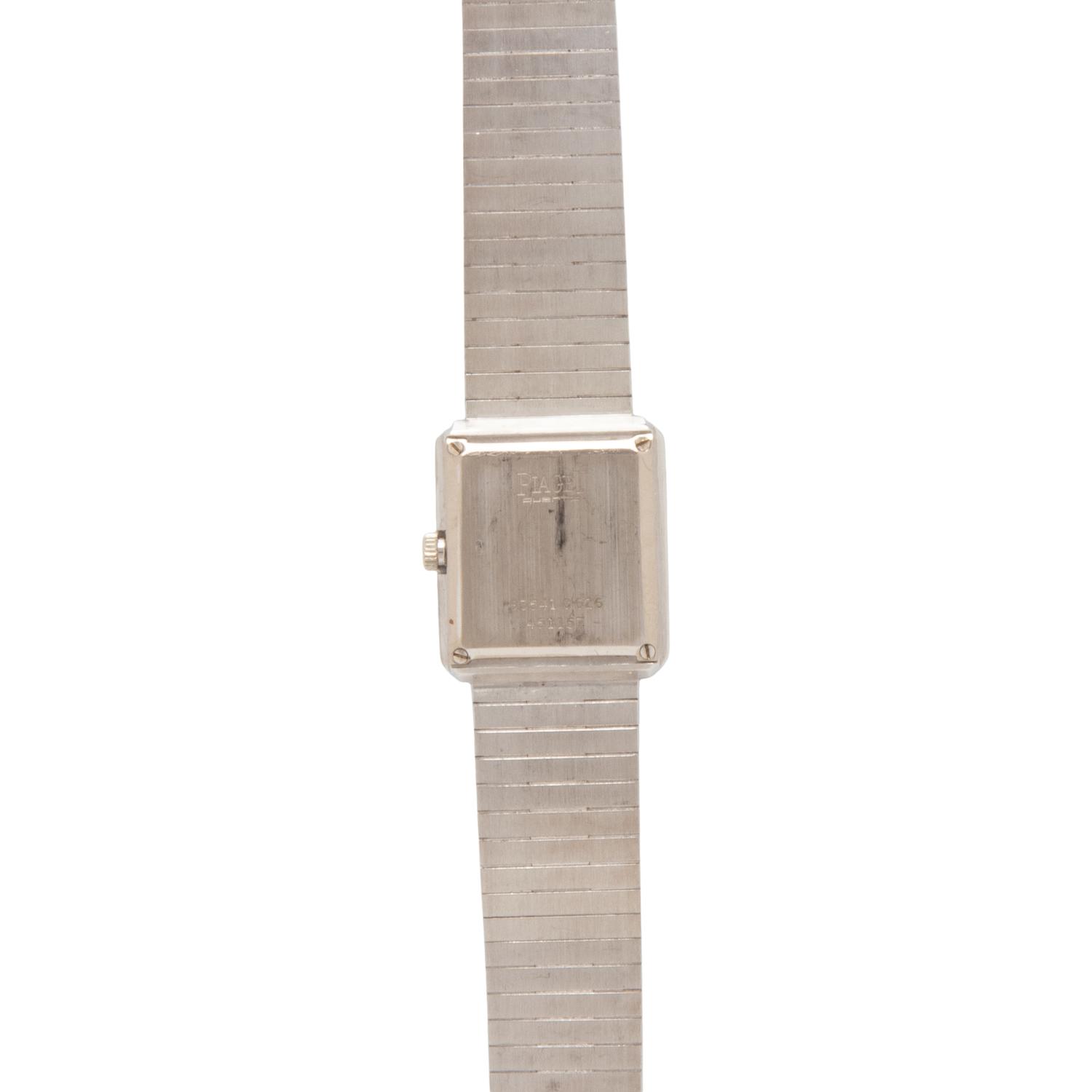 PIAGET, WHITE GOLD AND DIAMOND WATCH