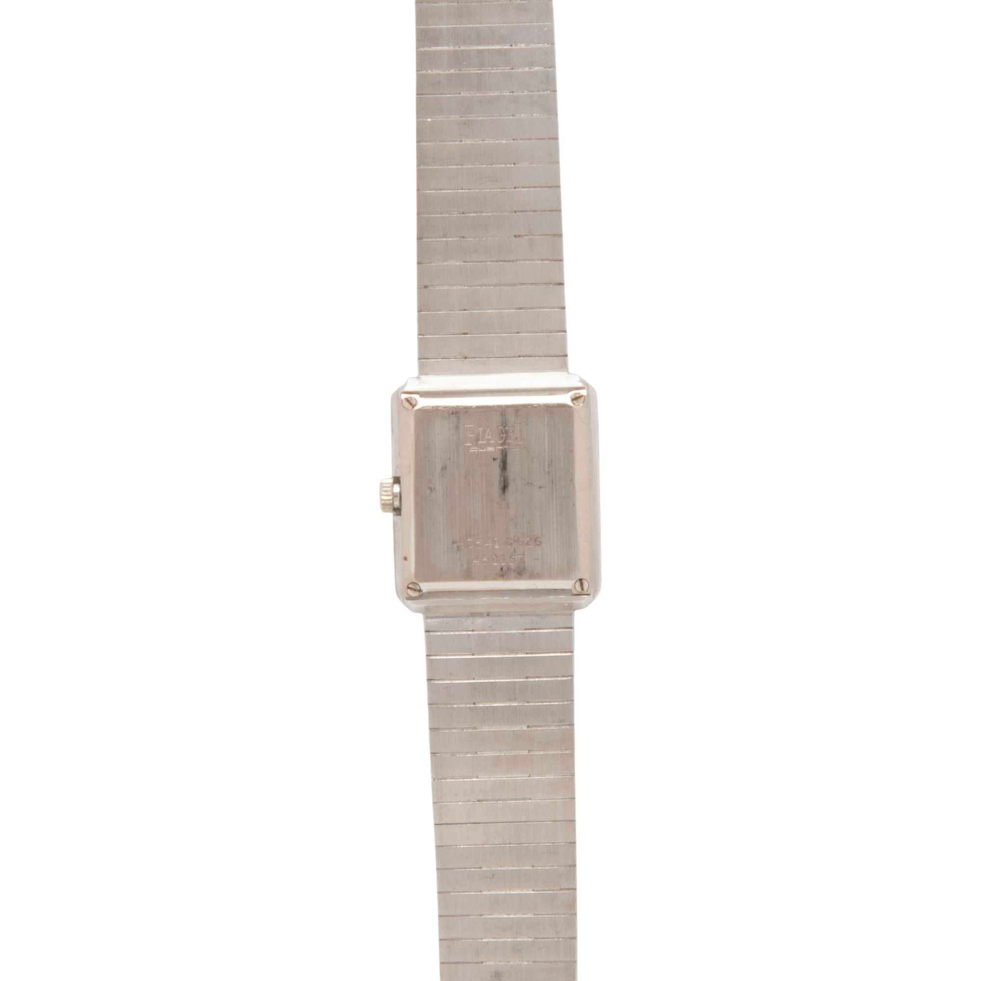 PIAGET, WHITE GOLD AND DIAMOND WATCH