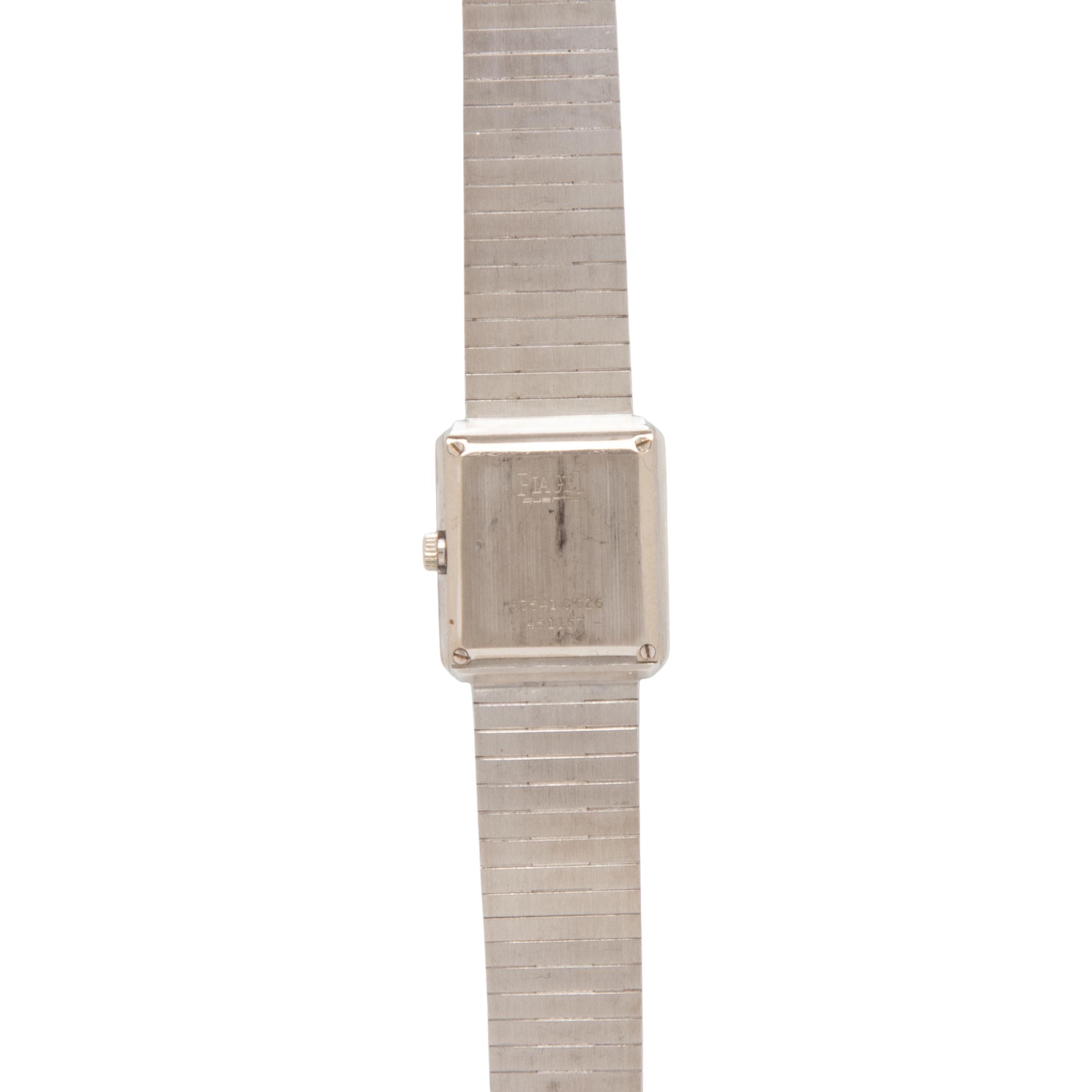 PIAGET, WHITE GOLD AND DIAMOND WATCH