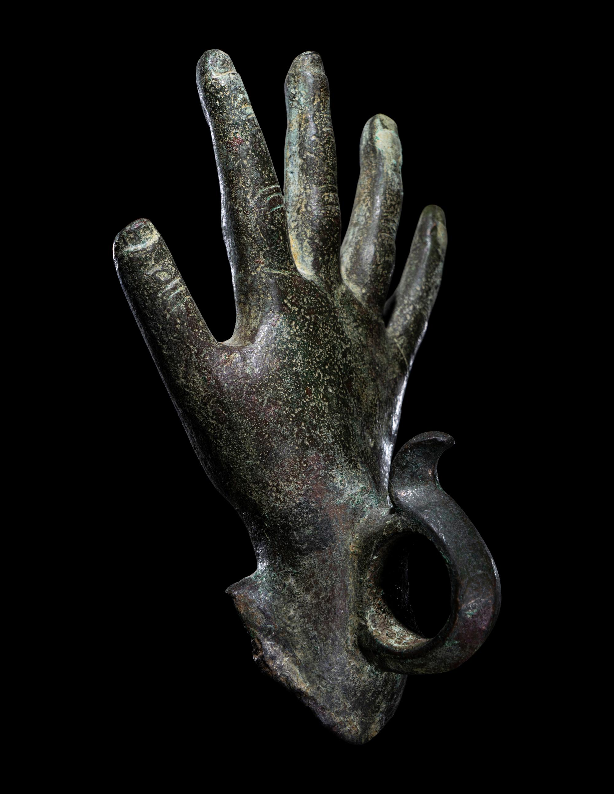 A Roman Bronze Hand with Greek Inscription