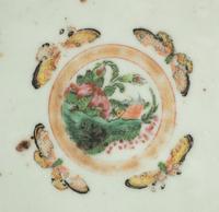 A Rose Medallion Porcelain Center Bowl
