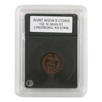 [CIVIL WAR]. Pair of relics including tent stake and 1863 "Union Forever" token.
