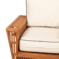 A Presidents Stick Rattan Nantucket Seating Suite